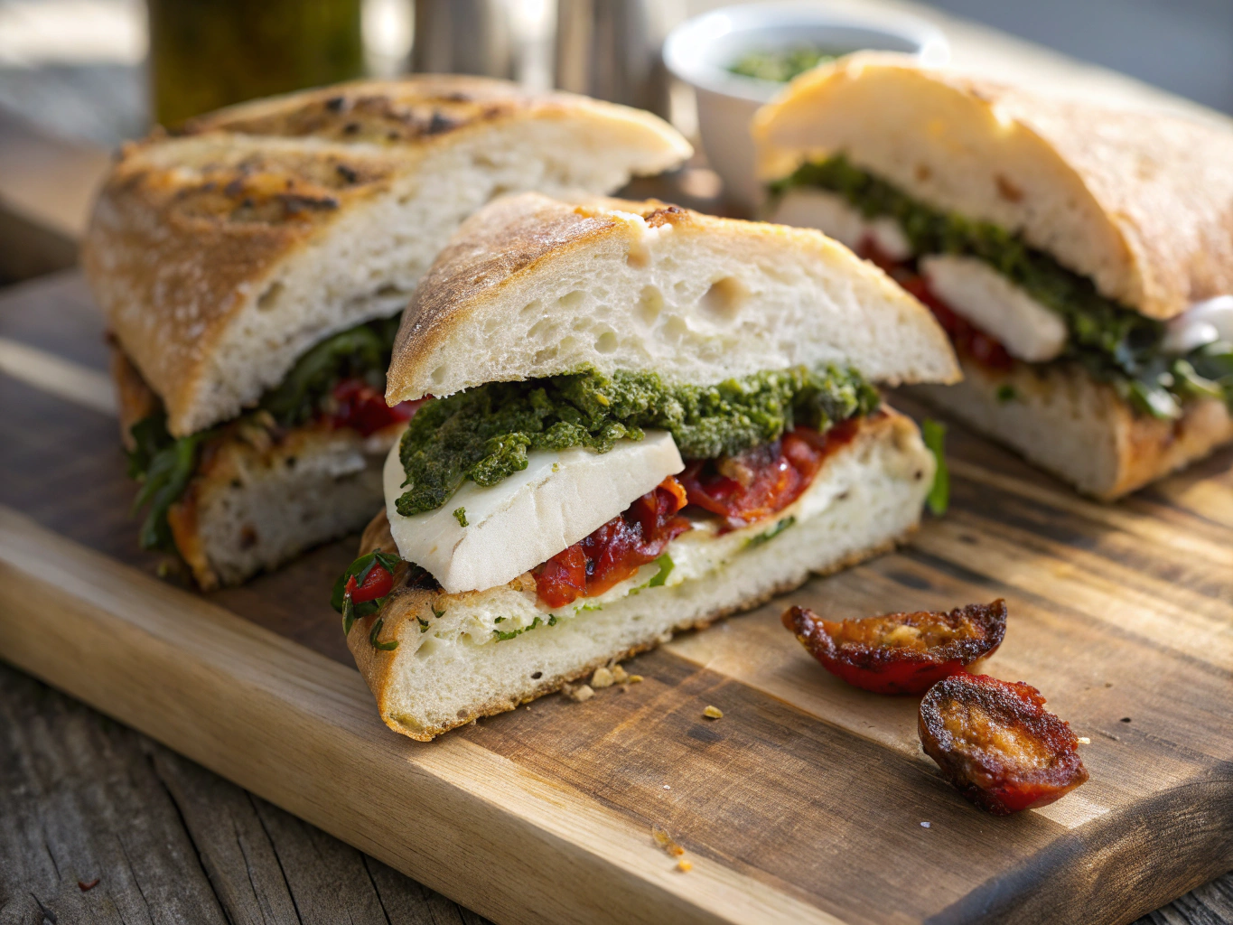 Caprese Pesto Sandwich